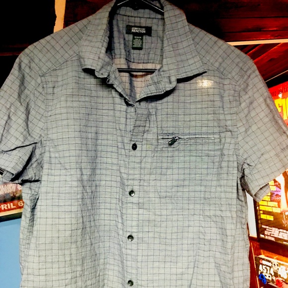 Kenneth Cole reaction men’s med short sleeve button down - Picture 1 of 2